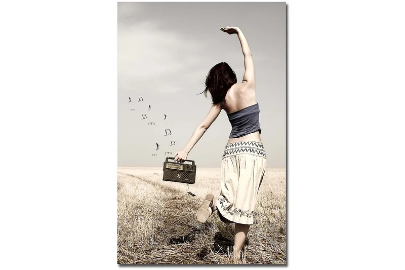 Dekorativ Canvasbillede 45x70 cm - Flerfarvet - Boligtilbehør - Billeder & kunst - Billeder på lærred