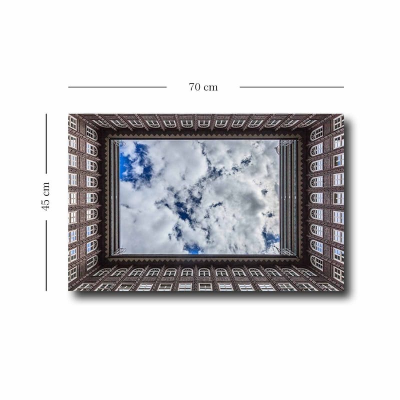 Dekorativ Canvasbillede 45x70 cm - Flerfarvet - Boligtilbehør - Billeder & kunst - Billeder på lærred