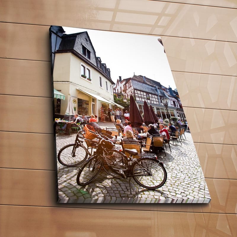 Dekorativ Canvasbillede 45x70 cm - Flerfarvet - Boligtilbehør - Billeder & kunst - Billeder på lærred