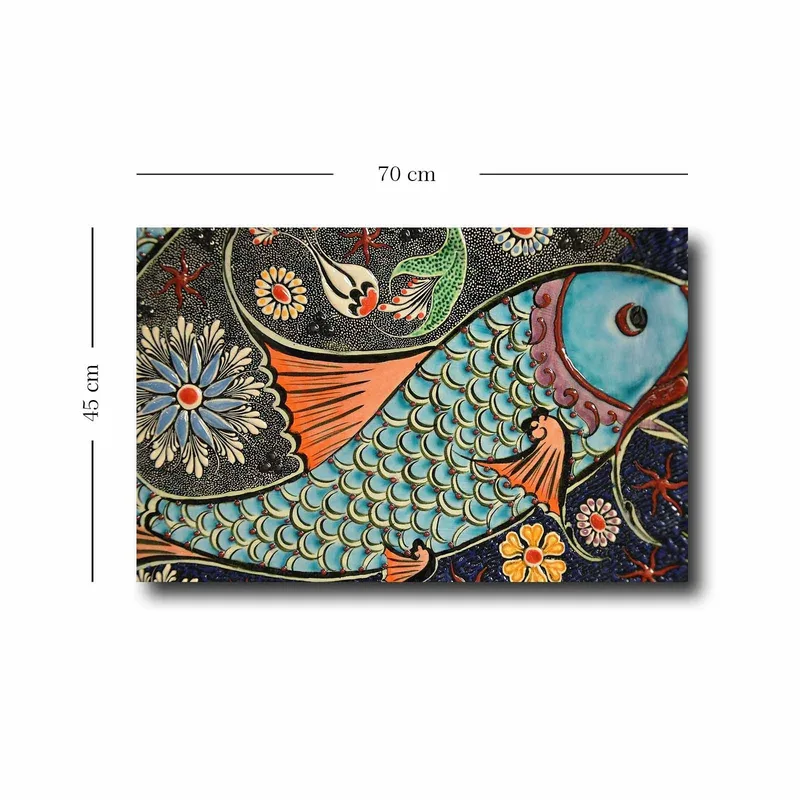 Dekorativ Canvasbillede 45x70 cm - Flerfarvet - Boligtilbehør - Billeder & kunst - Billeder på lærred