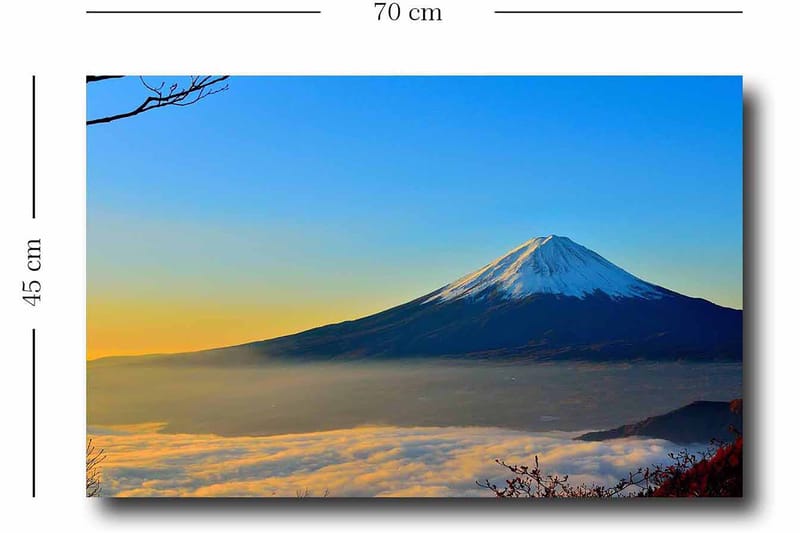 Dekorativ Canvasbillede 45x70 cm - Flerfarvet - Boligtilbehør - Billeder & kunst - Billeder på lærred