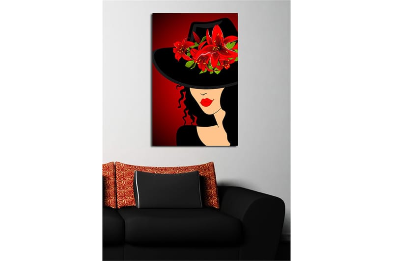 Dekorativ Canvasbillede 45x70 cm - Flerfarvet - Boligtilbehør - Billeder & kunst - Billeder på lærred