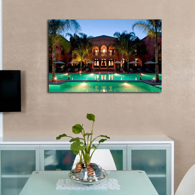 Dekorativ Canvasbillede 45x70 cm - Flerfarvet - Boligtilbehør - Billeder & kunst - Billeder på lærred