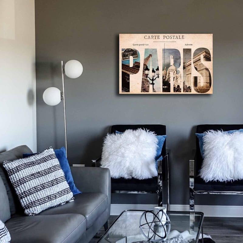 Dekorativ Canvasbillede 45x70 cm - Flerfarvet - Boligtilbehør - Billeder & kunst - Billeder på lærred