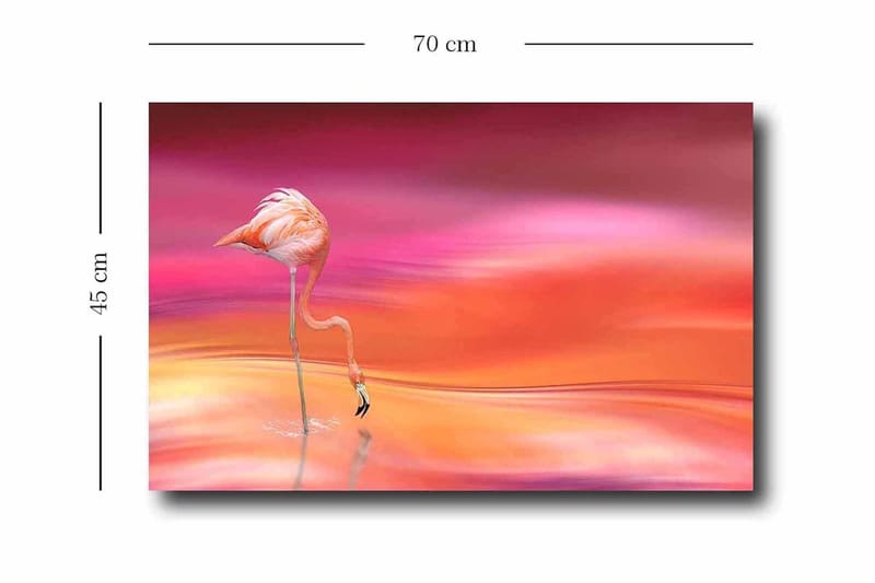 Dekorativ Canvasbillede 45x70 cm - Flerfarvet - Boligtilbehør - Billeder & kunst - Billeder på lærred