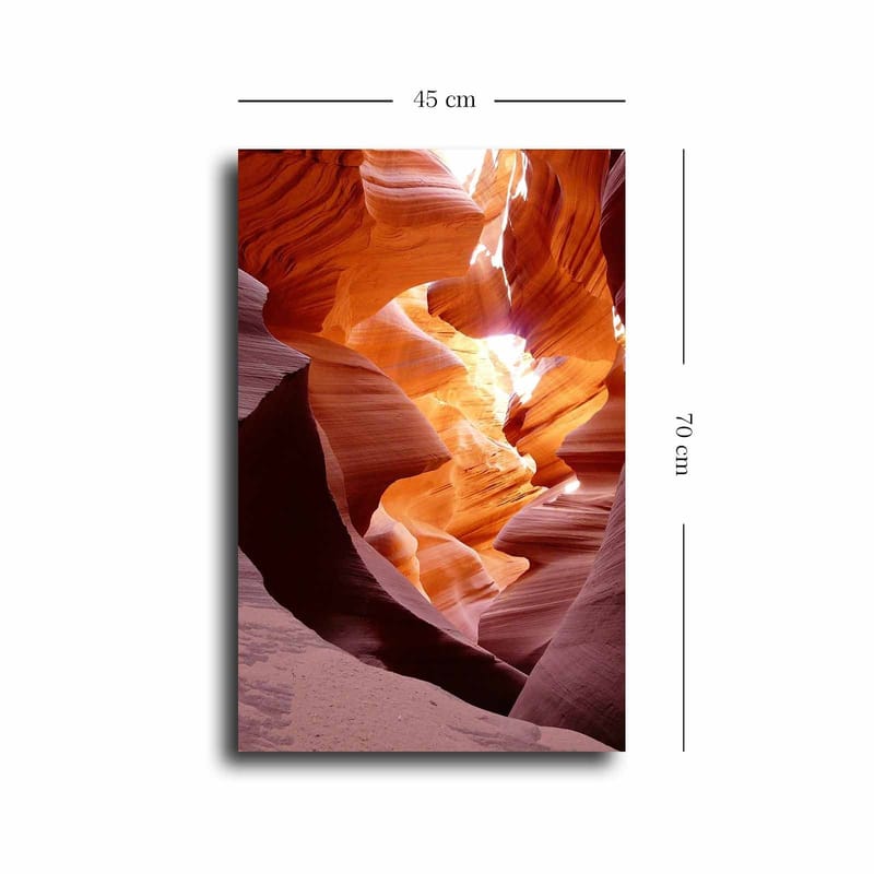 Dekorativ Canvasbillede 45x70 cm - Flerfarvet - Boligtilbehør - Billeder & kunst - Billeder på lærred