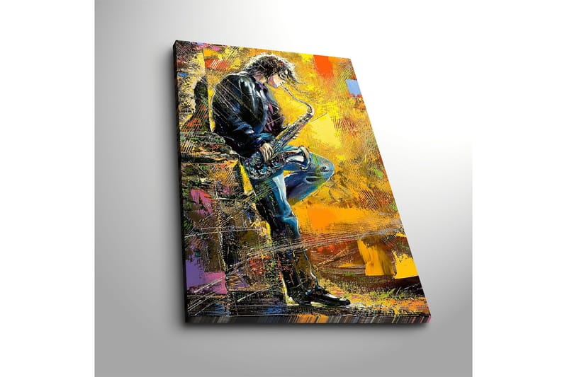 Dekorativ Canvasbillede 45x70 cm - Flerfarvet - Boligtilbehør - Billeder & kunst - Billeder på lærred