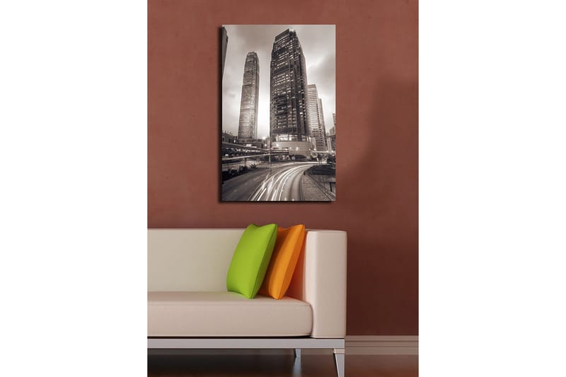 Dekorativ Canvasbillede 45x70 cm - Flerfarvet - Boligtilbehør - Billeder & kunst - Billeder på lærred