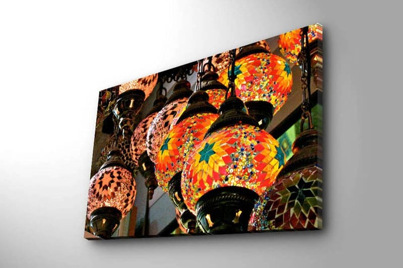 Dekorativ Canvasbillede 45x70 cm - Flerfarvet - Boligtilbehør - Billeder & kunst - Billeder på lærred
