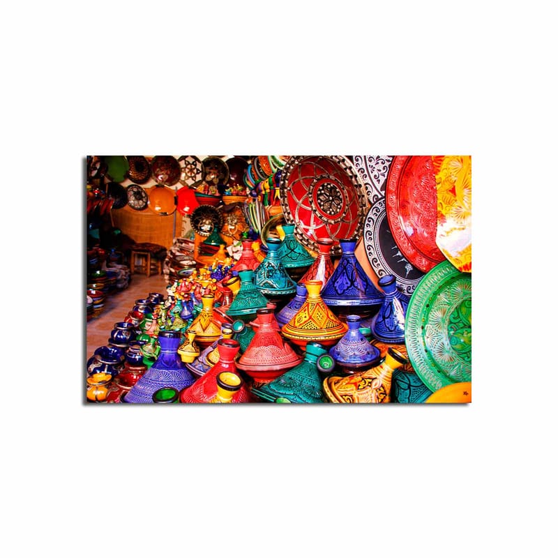 Dekorativ Canvasbillede 45x70 cm - Flerfarvet - Boligtilbehør - Billeder & kunst - Billeder på lærred