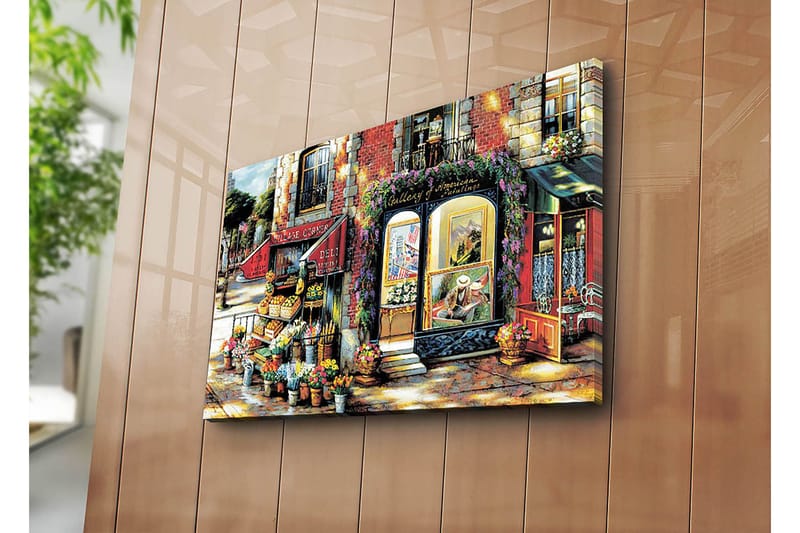 Dekorativ Canvasbillede 45x70 cm - Flerfarvet - Boligtilbehør - Billeder & kunst - Billeder på lærred