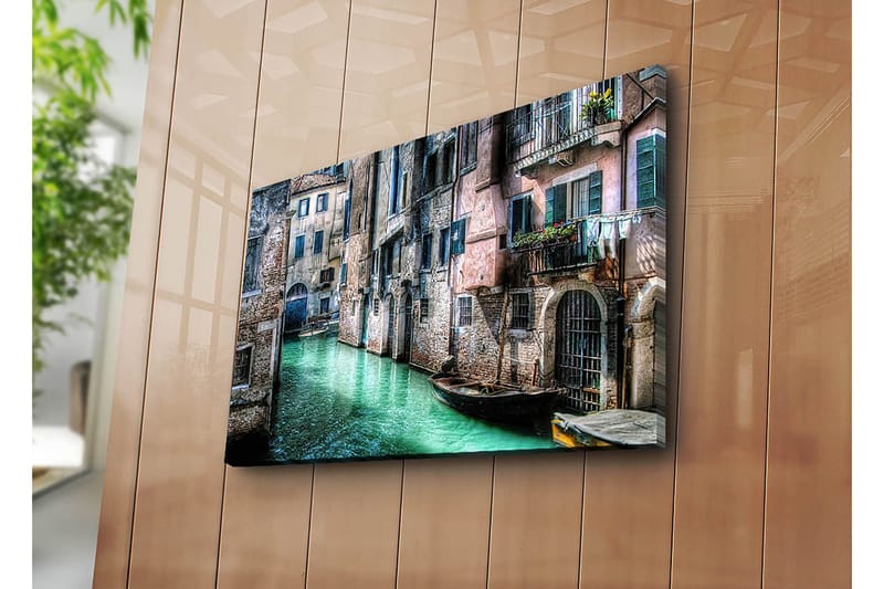 Dekorativ Canvasbillede 45x70 cm - Flerfarvet - Boligtilbehør - Billeder & kunst - Billeder på lærred