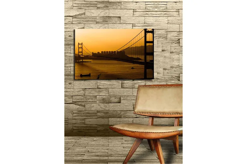 Dekorativ Canvasbillede 45x70 cm - Flerfarvet - Boligtilbehør - Billeder & kunst - Billeder på lærred