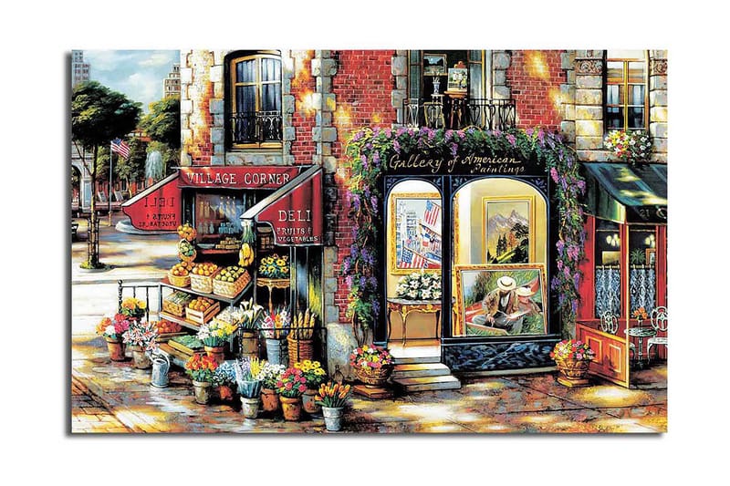 Dekorativ Canvasbillede 45x70 cm, Flerfarvet