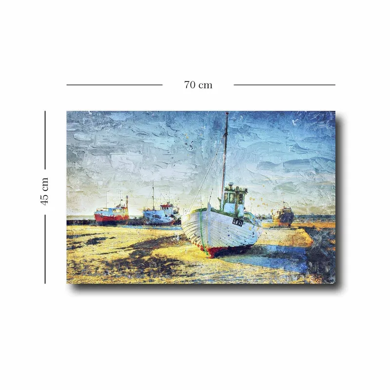 Dekorativ Canvasbillede 45x70 cm - Flerfarvet - Boligtilbehør - Billeder & kunst - Billeder på lærred