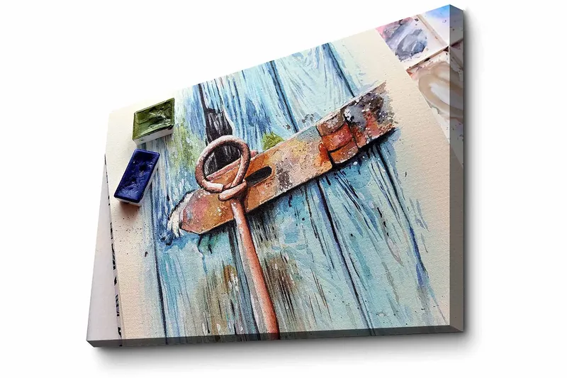 Dekorativ Canvasbillede 45x70 cm - Flerfarvet - Boligtilbehør - Billeder & kunst - Billeder på lærred