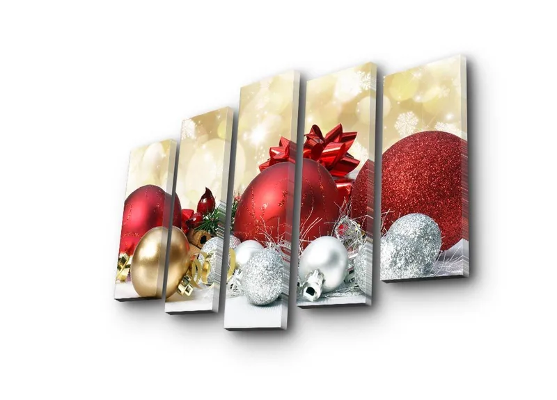 Dekorativ Canvasbillede 5-Dele 19x70 cm, Flerfarvet