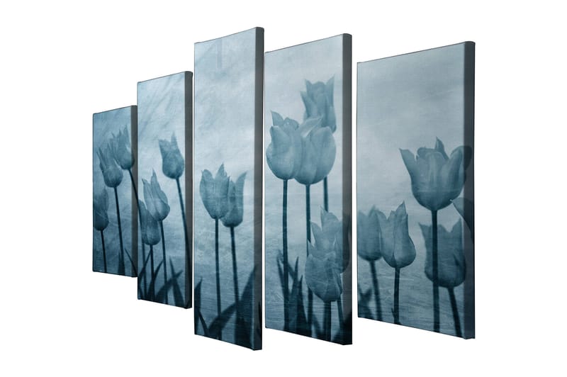 Dekorativ Canvasbillede 5-Dele 70x20 cm - Flerfarvet - Boligtilbehør - Billeder & kunst - Billeder på lærred