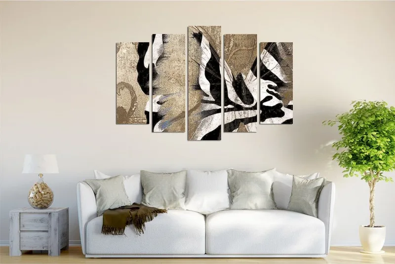 Dekorativ Canvasbillede 5-Dele 70x20 cm, Flerfarvet