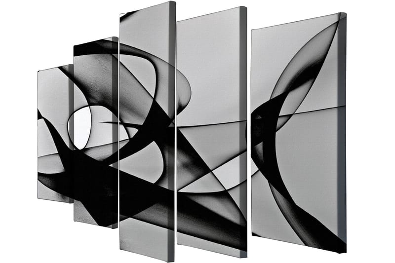 Dekorativ Canvasbillede 5-Dele 70x20 cm - Flerfarvet - Boligtilbehør - Billeder & kunst - Billeder på lærred