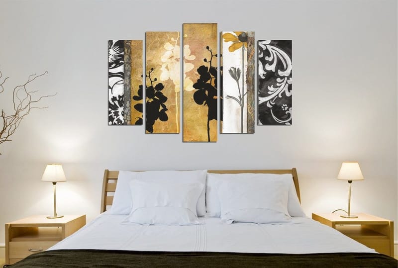 Dekorativ Canvasbillede 5-Dele 70x20 cm, Flerfarvet