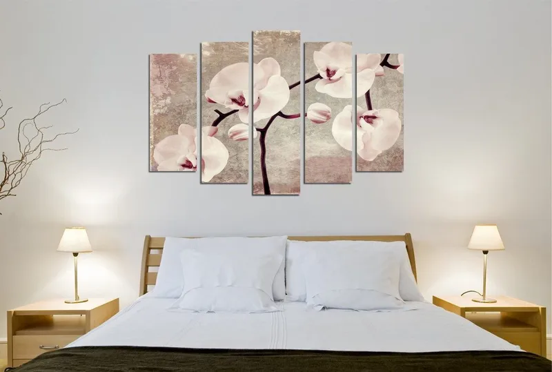 Dekorativ Canvasbillede 5-Dele 70x20 cm, Flerfarvet