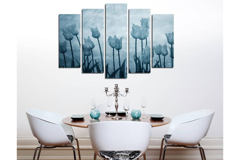 Dekorativ Canvasbillede 5-Dele 70x20 cm, Flerfarvet