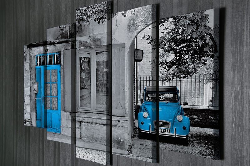 Dekorativ Canvasbillede 5-Dele 70x20 cm - Flerfarvet - Boligtilbehør - Billeder & kunst - Billeder på lærred