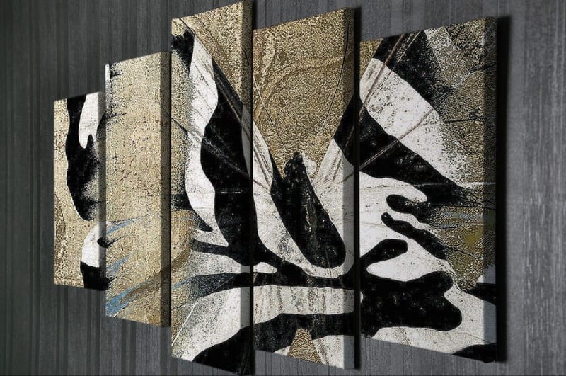 Dekorativ Canvasbillede 5-Dele 70x20 cm - Flerfarvet - Boligtilbehør - Billeder & kunst - Billeder på lærred