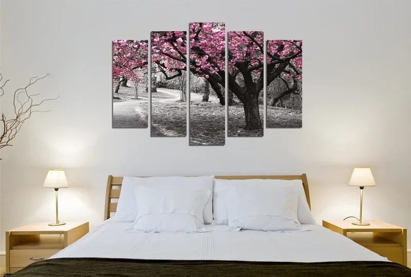 Dekorativ Canvasbillede 5-Dele 70x20 cm, Flerfarvet