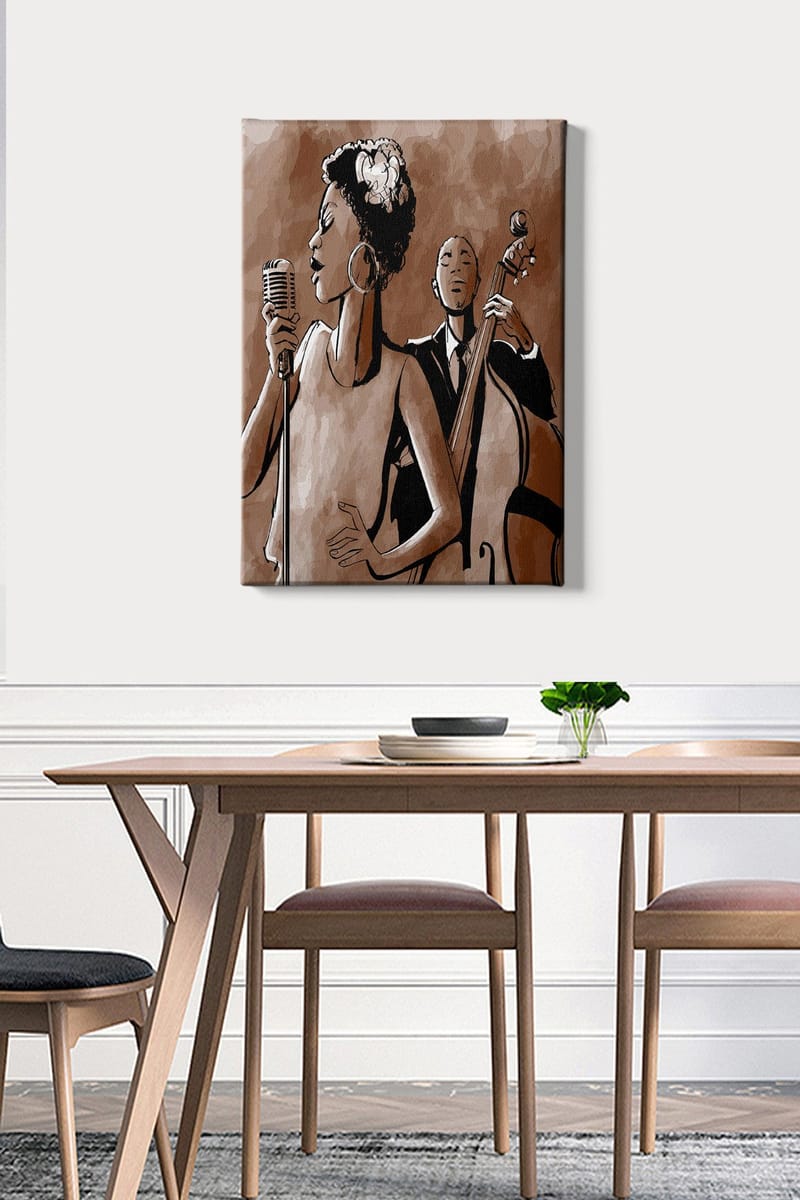 Dekorativ Canvasbillede 50x70 cm - Flerfarvet - Boligtilbehør - Billeder & kunst - Billeder på lærred