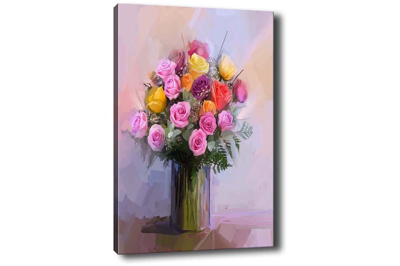 Dekorativ Canvasbillede 50x70 cm - Flerfarvet - Boligtilbehør - Billeder & kunst - Billeder på lærred