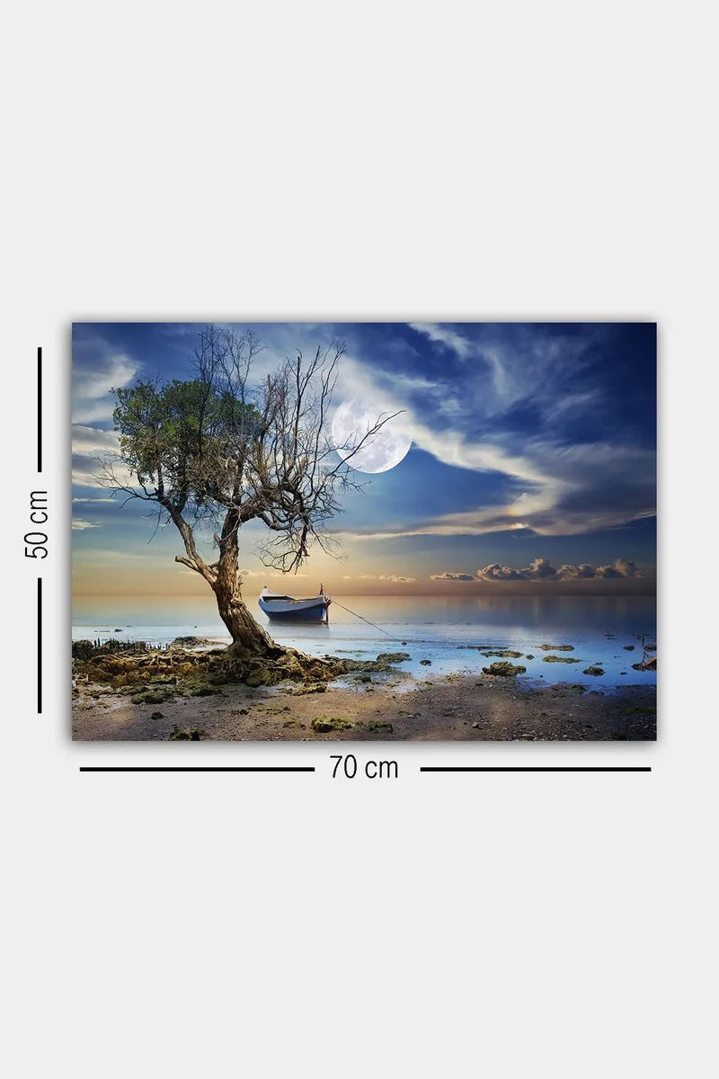 Dekorativ Canvasbillede 50x70 cm - Flerfarvet - Boligtilbehør - Billeder & kunst - Billeder på lærred