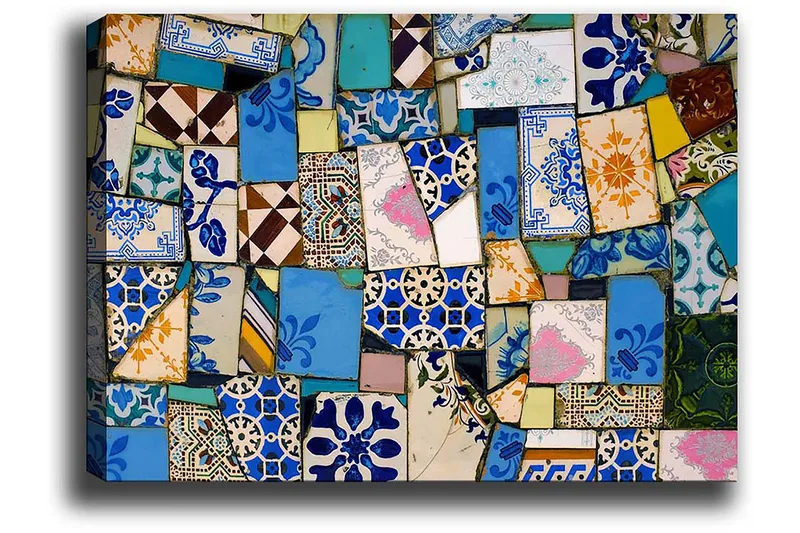 Dekorativ Canvasbillede 50x70 cm - Flerfarvet - Boligtilbehør - Billeder & kunst - Billeder på lærred