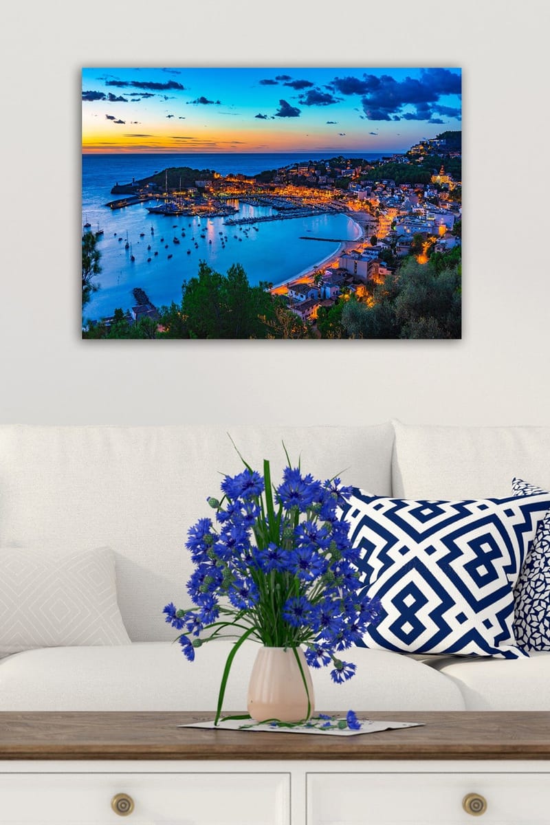 Dekorativ Canvasbillede 50x70 cm - Flerfarvet - Boligtilbehør - Billeder & kunst - Billeder på lærred