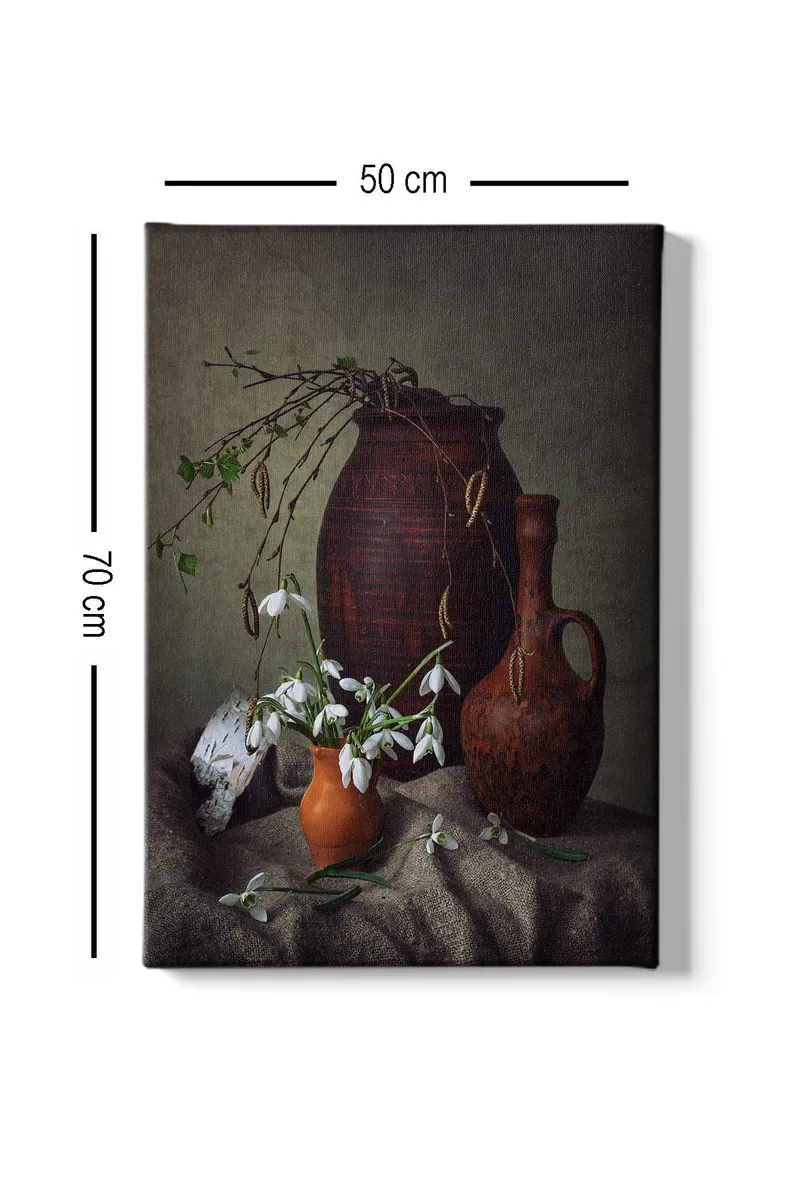 Dekorativ Canvasbillede 50x70 cm - Flerfarvet - Boligtilbehør - Billeder & kunst - Billeder på lærred