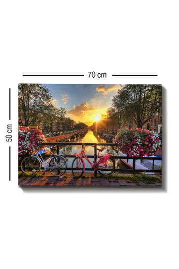 Dekorativ Canvasbillede 50x70 cm - Flerfarvet - Boligtilbehør - Billeder & kunst - Billeder på lærred