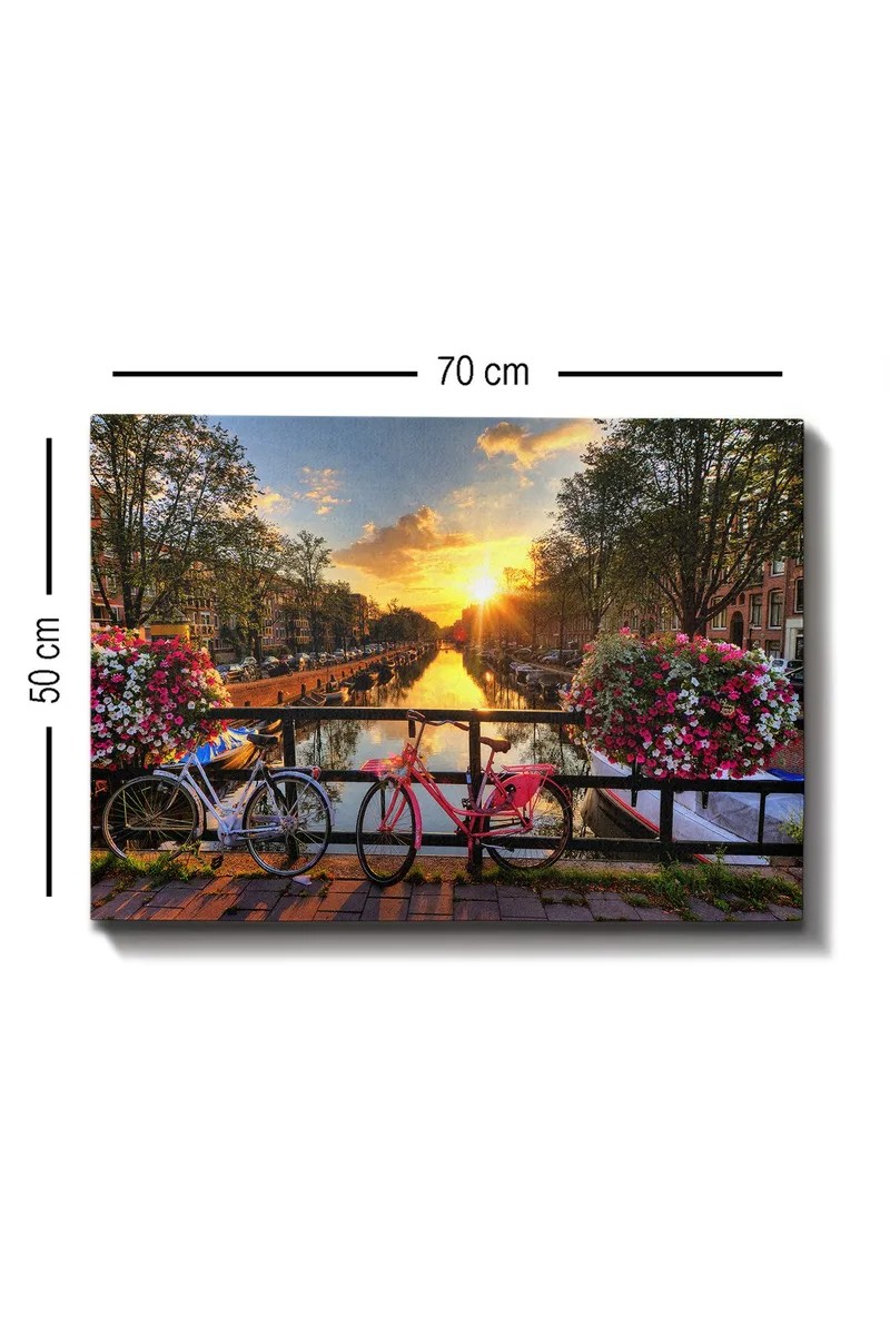 Dekorativ Canvasbillede 50x70 cm - Flerfarvet - Boligtilbehør - Billeder & kunst - Billeder på lærred