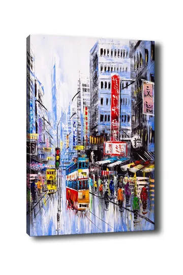 Dekorativ Canvasbillede 50x70 cm - Flerfarvet - Boligtilbehør - Billeder & kunst - Billeder på lærred
