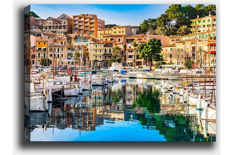 Dekorativ Canvasbillede 50x70 cm - Flerfarvet - Boligtilbehør - Billeder & kunst - Billeder på lærred