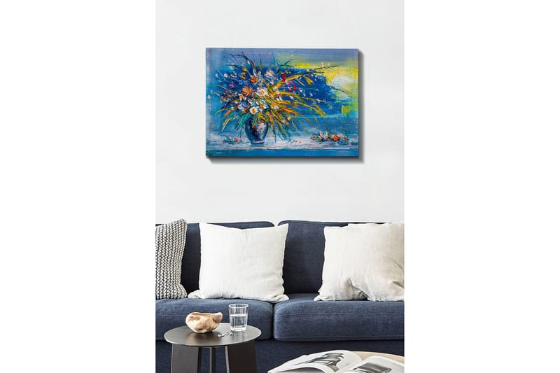 Dekorativ Canvasbillede 50x70 cm - Flerfarvet - Boligtilbehør - Billeder & kunst - Billeder på lærred