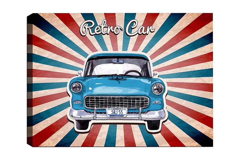 Dekorativ Canvasbillede 50x70 cm, Flerfarvet