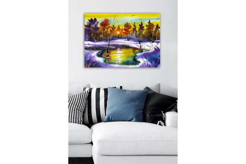 Dekorativ Canvasbillede 50x70 cm, Flerfarvet