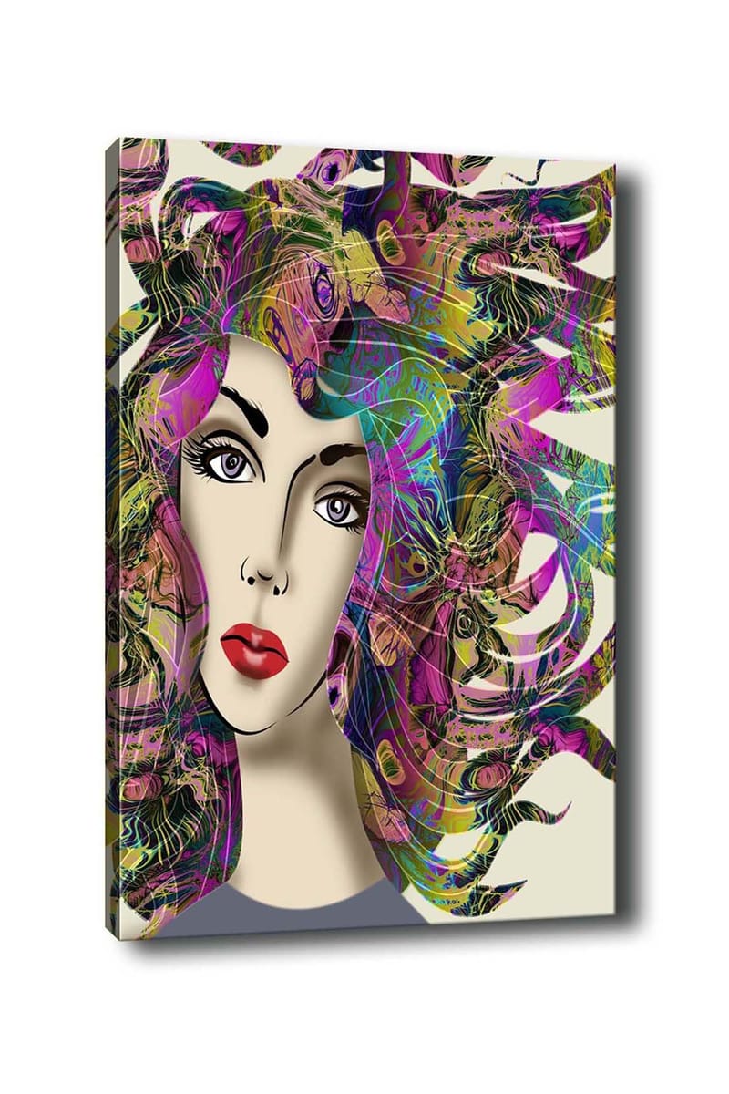 Dekorativ Canvasbillede 50x70 cm, Flerfarvet