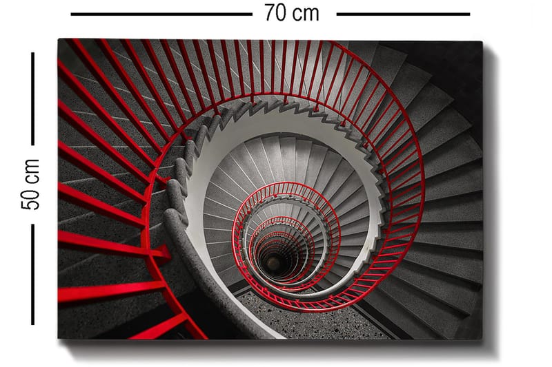 Dekorativ Canvasbillede 50x70 cm - Flerfarvet - Boligtilbehør - Billeder & kunst - Billeder på lærred