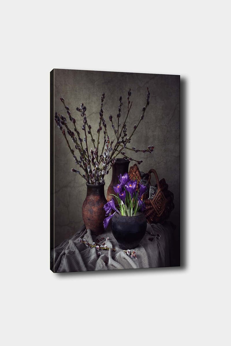 Dekorativ Canvasbillede 50x70 cm - Flerfarvet - Boligtilbehør - Billeder & kunst - Billeder på lærred