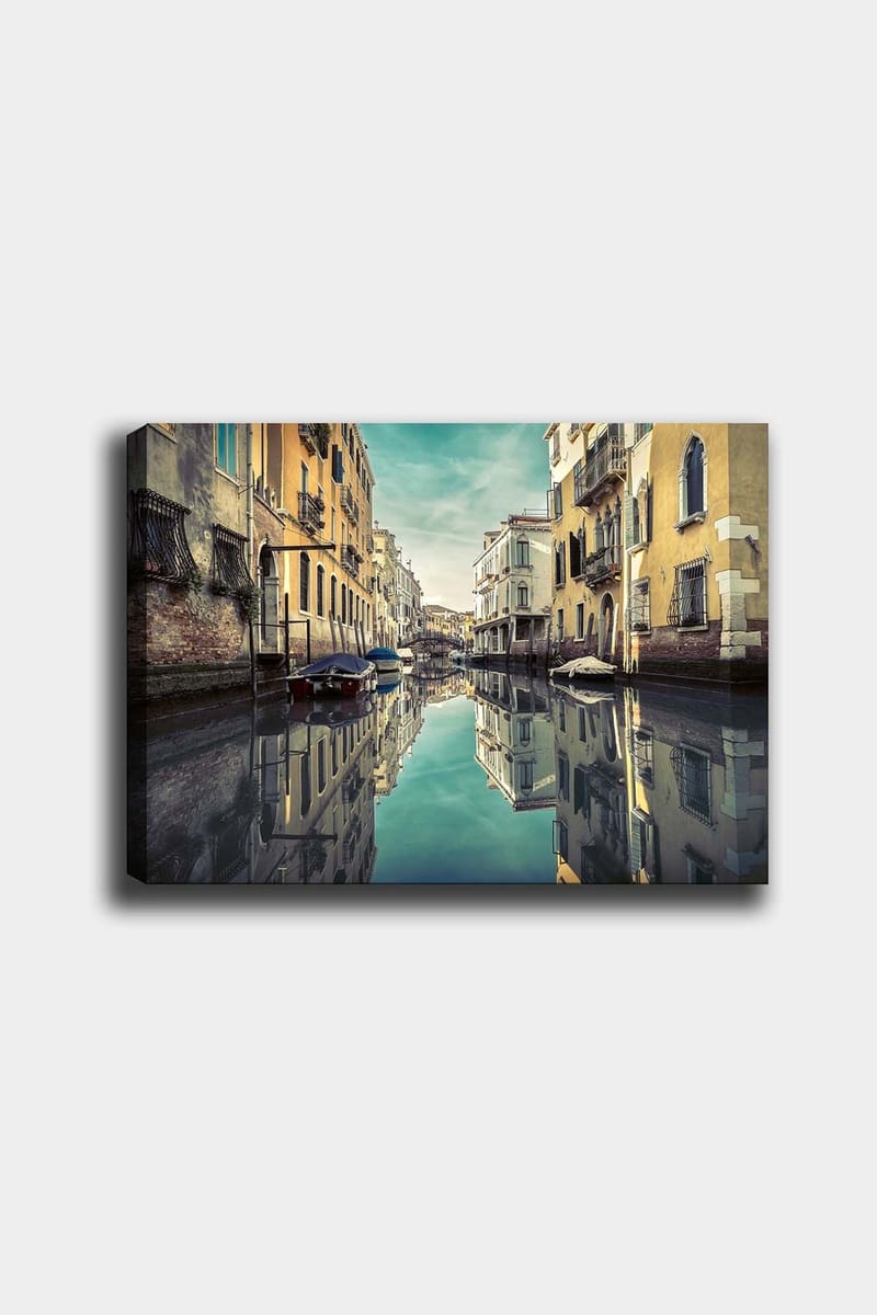 Dekorativ Canvasbillede 50x70 cm - Flerfarvet - Boligtilbehør - Billeder & kunst - Billeder på lærred
