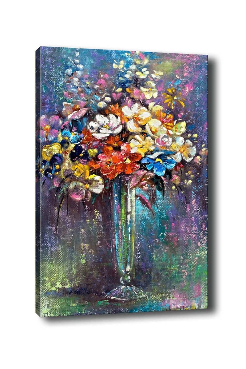 Dekorativ Canvasbillede 50x70 cm - Flerfarvet - Boligtilbehør - Billeder & kunst - Billeder på lærred