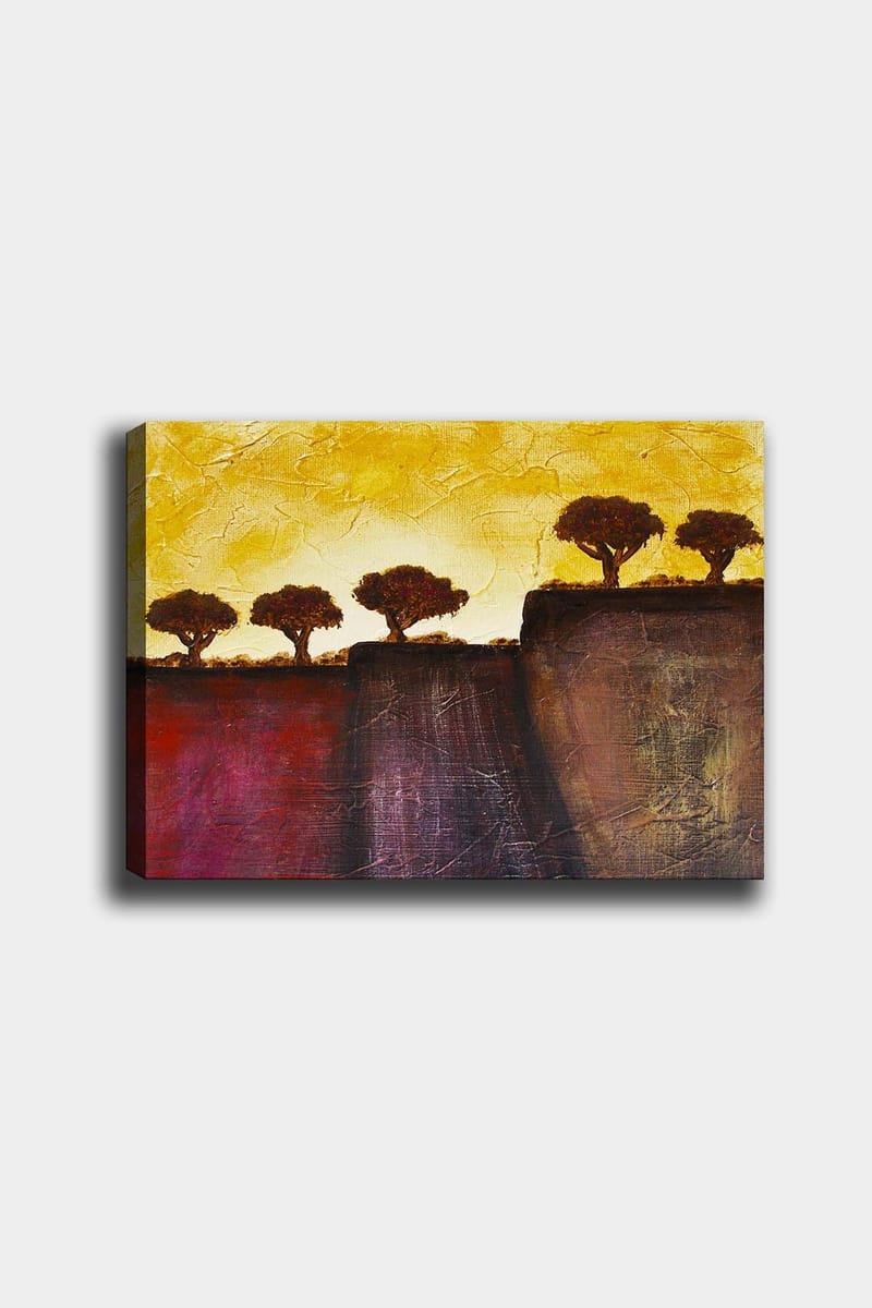 Dekorativ Canvasbillede 50x70 cm - Flerfarvet - Boligtilbehør - Billeder & kunst - Billeder på lærred