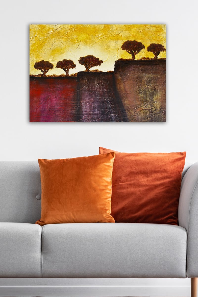Dekorativ Canvasbillede 50x70 cm - Flerfarvet - Boligtilbehør - Billeder & kunst - Billeder på lærred